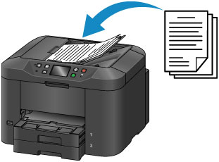 Canon : MAXIFY Manuals : MB2700 Series : Where To Load Originals